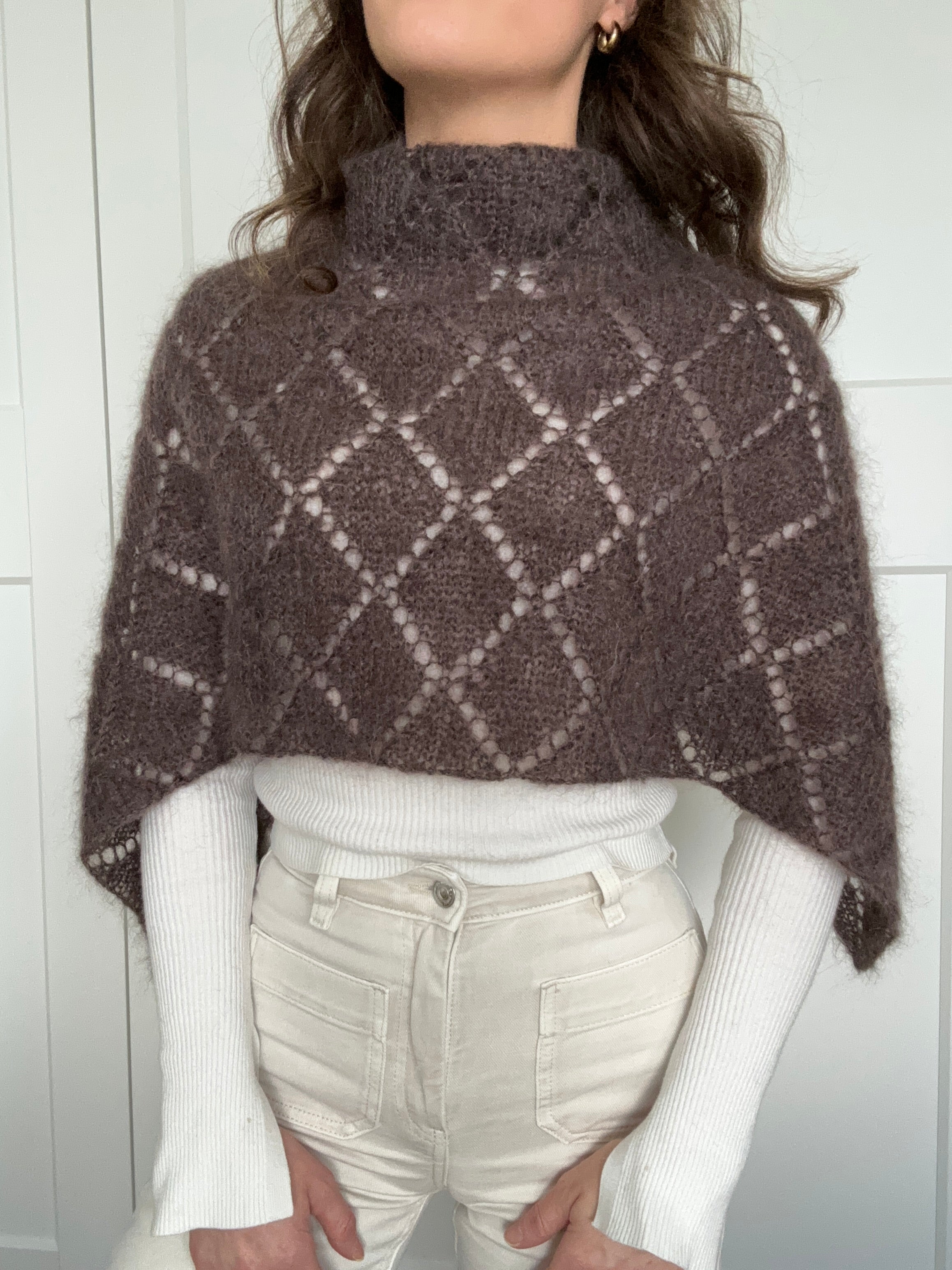 ニットコート MIELI INVARIANT Knit Poncho Gown MIELI INVARIANT Knit Poncho Gownの通販 by 唯's shop｜ラクマ